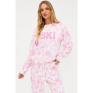 Beach Riot Cassia Top Powder Pink Toile Size Small